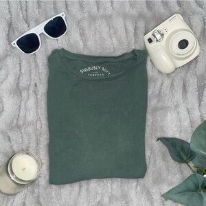 Sage Green Long Sleeve Tee